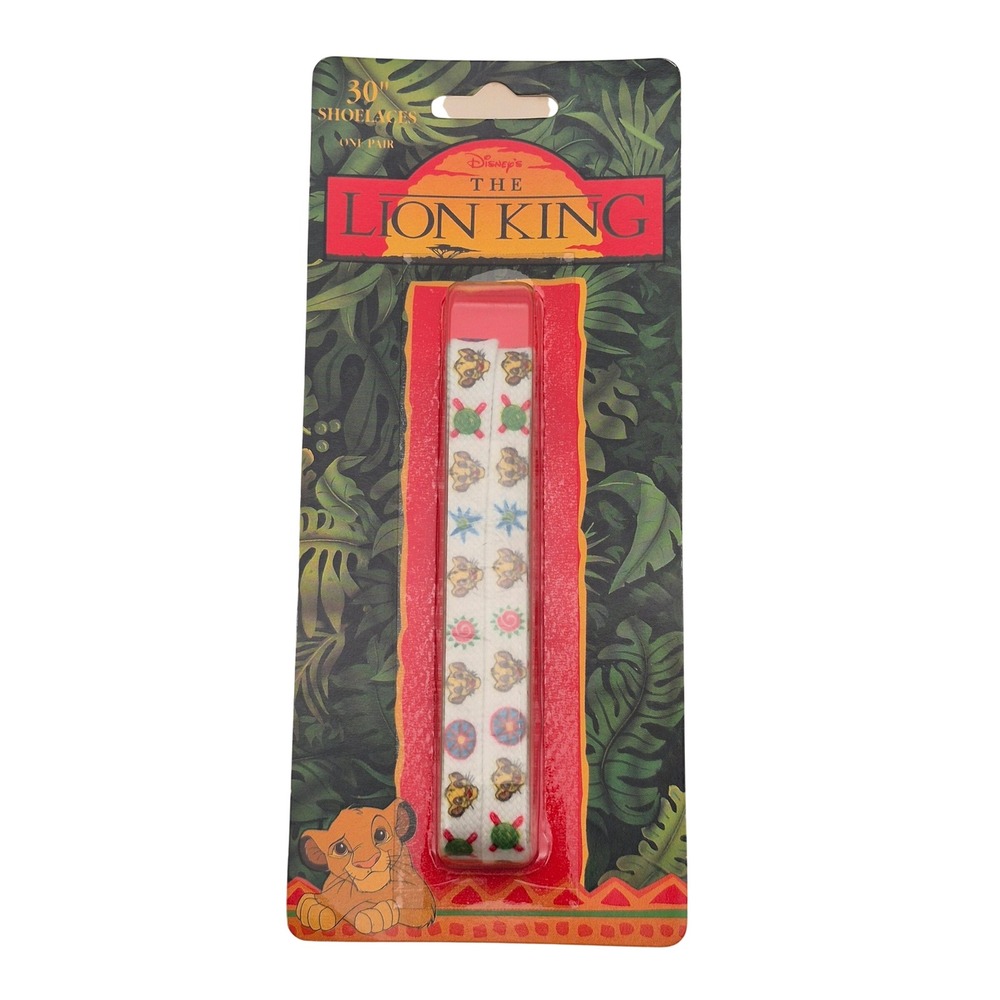 Brookside Lion King Simba 30" Kids Shoelaces Hakuna Matata 1 pair Vintage 1994